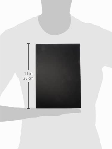 Metaltex 73381538 Schneidebrett, Polyethylen 29 x 20 x 1,5 cm Schwarz 29L x 20B cm Schwarz, 29L x 20