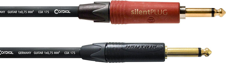 CORDIAL Kabel Gitarre jack silent 3 m Kabel INSTRUMENT Peak Silent
