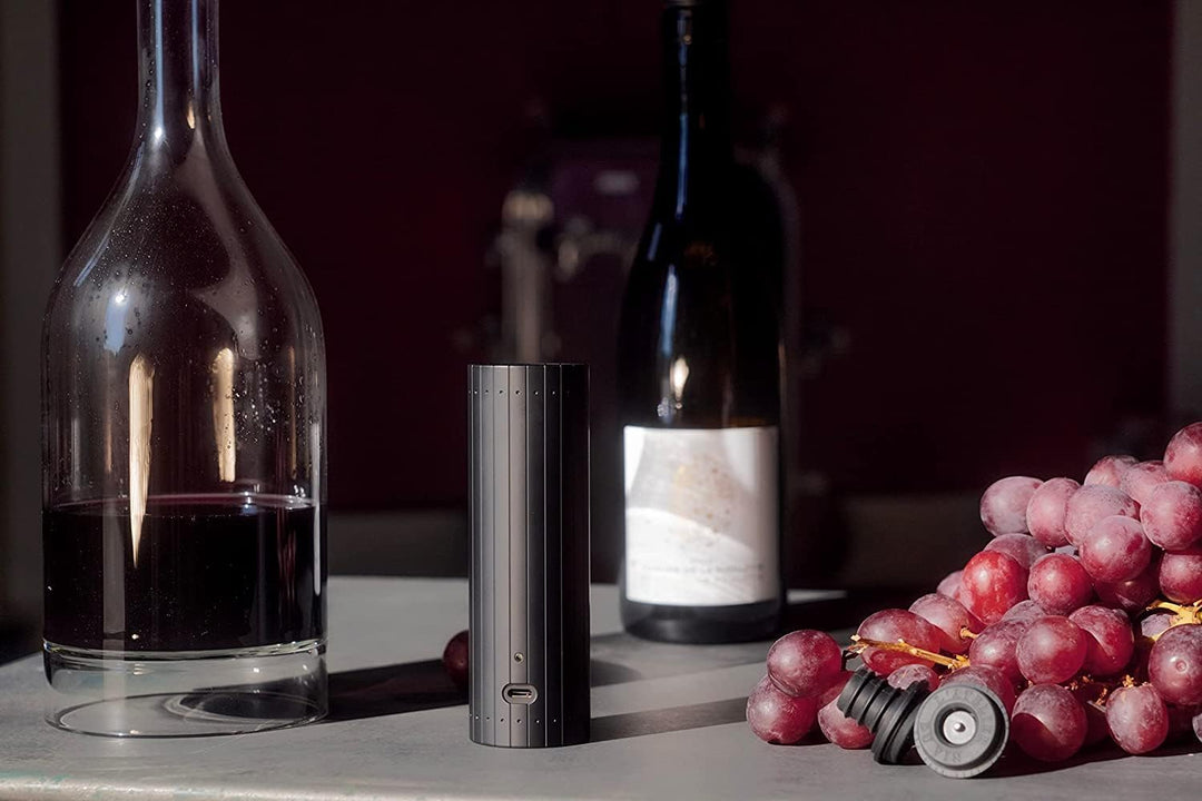 L’ATELIER DU VIN – Elektrische Weinpumpe Gard’Vin On/Off Power + 3 Stopfen – Bewahrt die Aromen Ihre