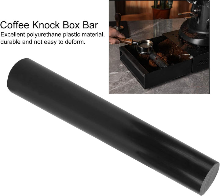 Fdit Kaffee Knock Box Bar, 9,3 Zoll Knock Box Rod, Coffee Shop für Schubladen Typ Knock Box Knock Bo