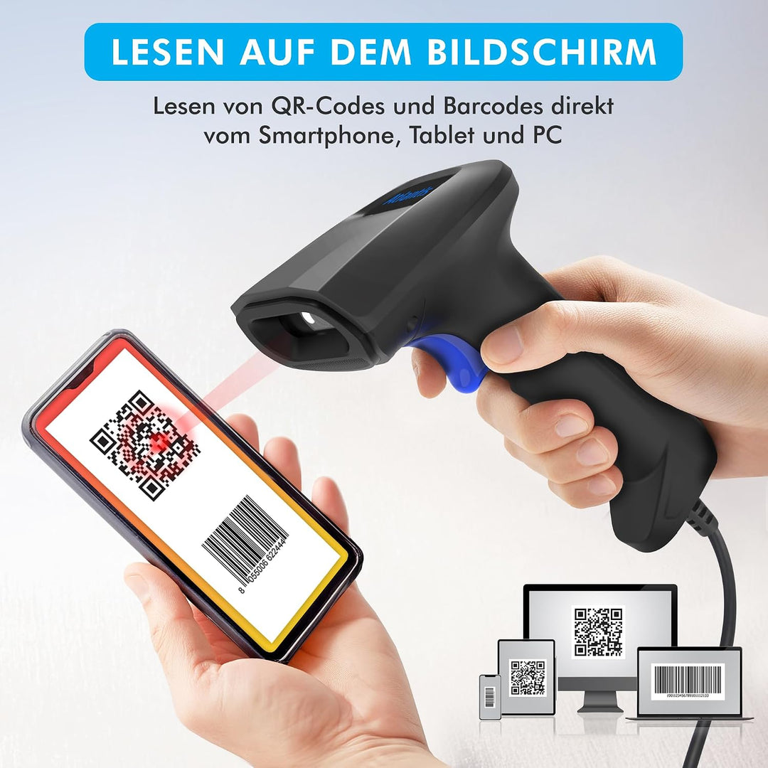 Atlantis 1D/2D-Barcode Scanner 1D/2D USB, Sensor 640x480