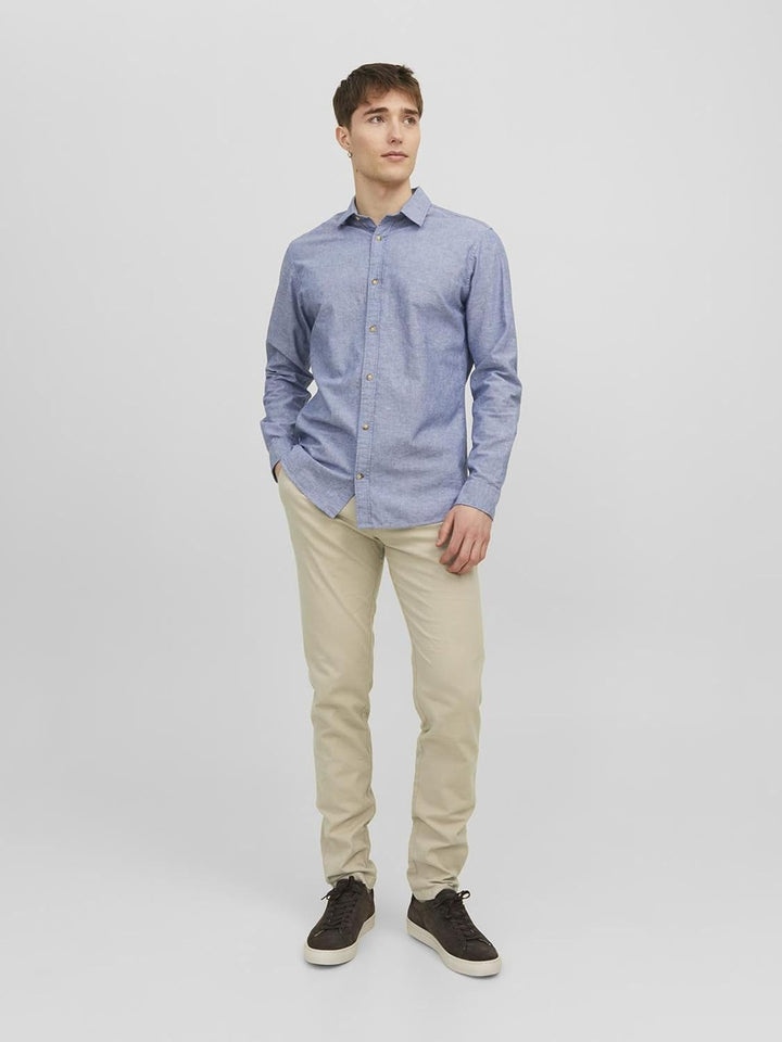 JACK &amp; JONES Herren Jpstmarco Fury Noos Male Chino Hose Slim Fit Chino Hose 32W / 34L Dune, 32W / 34