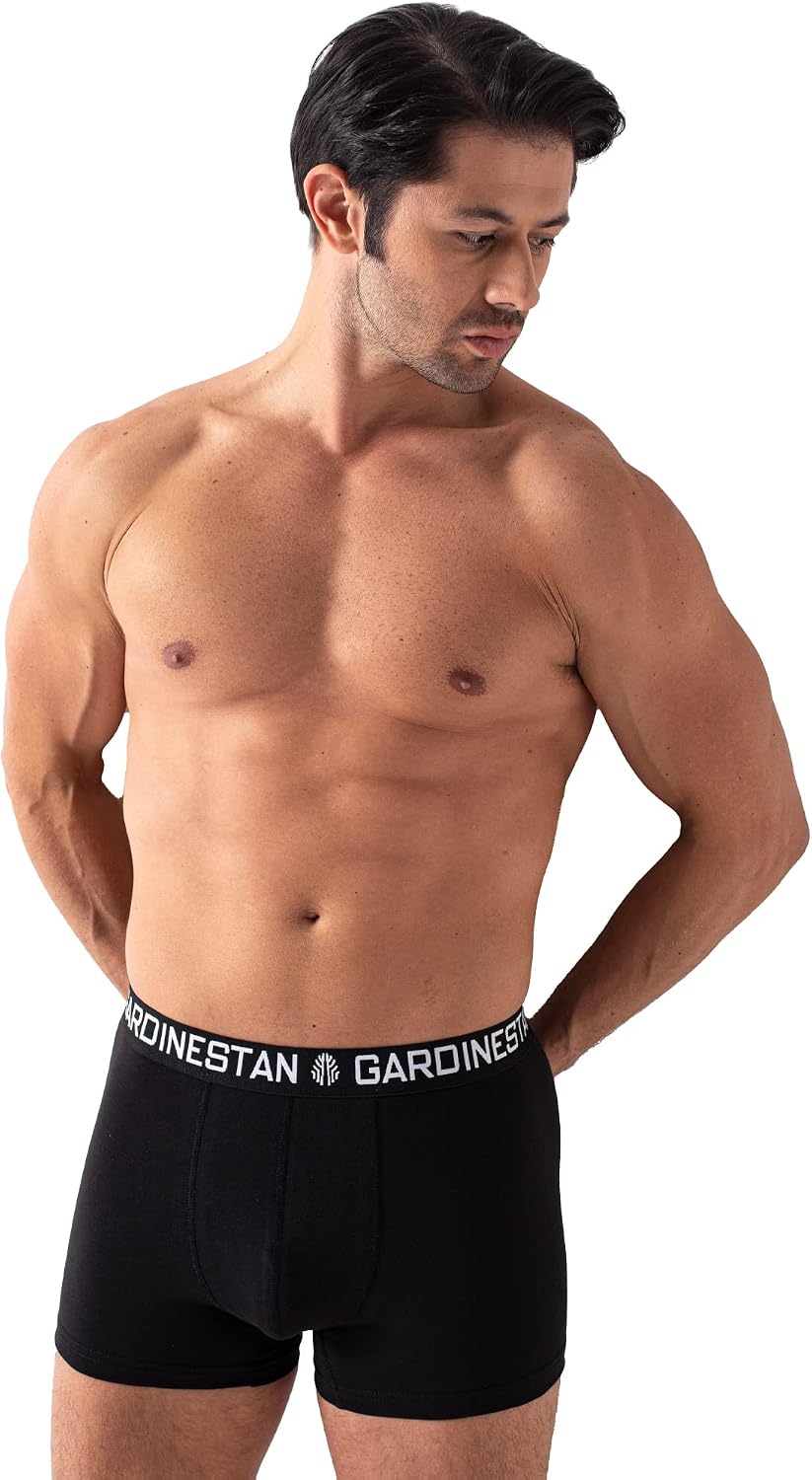 GARDINESTAN JUNG CFO GmbH Boxershorts Herren Männer Baumwolle Hochwertig Elastisch kein Zettel Boxer