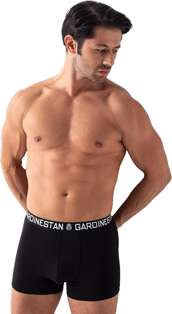 GARDINESTAN JUNG CFO GmbH Boxershorts Herren Männer Baumwolle Hochwertig Elastisch kein Zettel Boxer