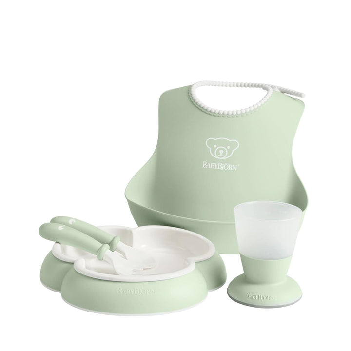 BabyBjörn Küchenset für Kinder, 5 Teile, Blassgrün