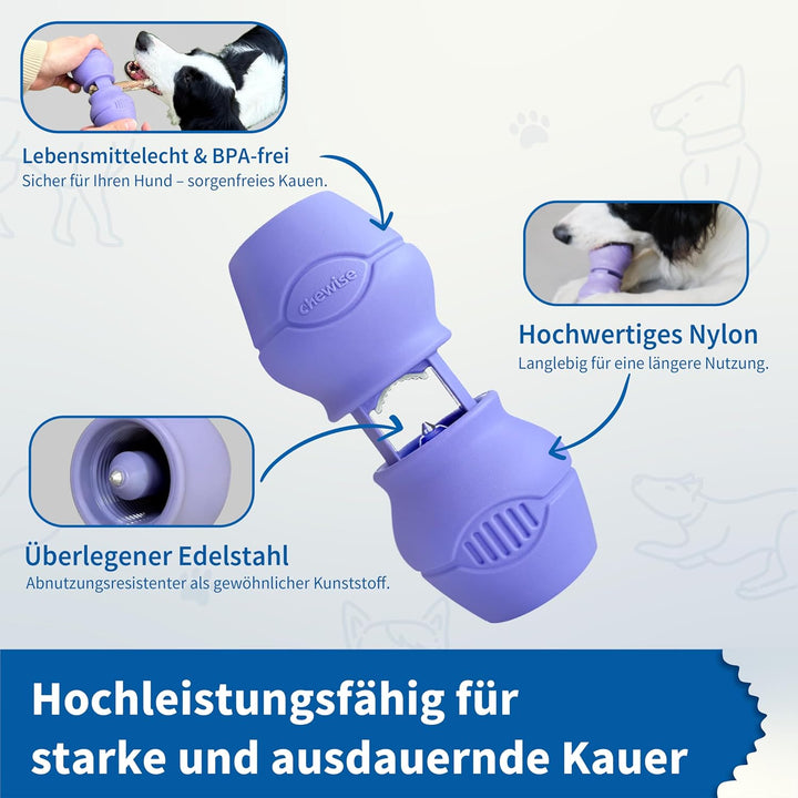 PetClan Chewise Bully Stick Halter – Ultimative Sicherheit & Robustes Design, BPA-frei, Verhindert E