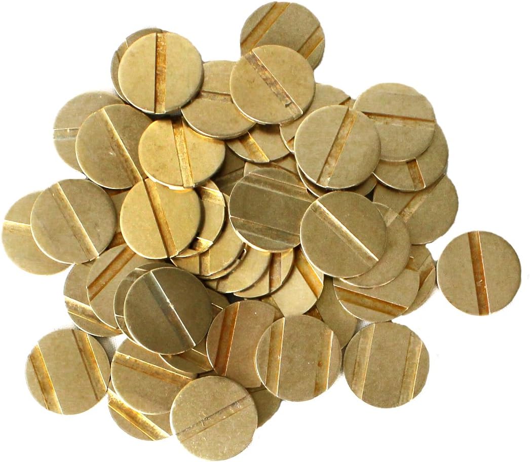 Münzer24 Wertmarke Typ pd25, passend z.B. für Beckmann Münzautomat, Profil Token 25mm x 2mm (50 Stüc