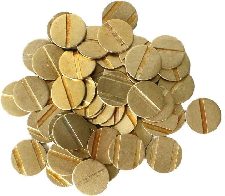 Münzer24 Wertmarke Typ pd25, passend z.B. für Beckmann Münzautomat, Profil Token 25mm x 2mm (50 Stüc