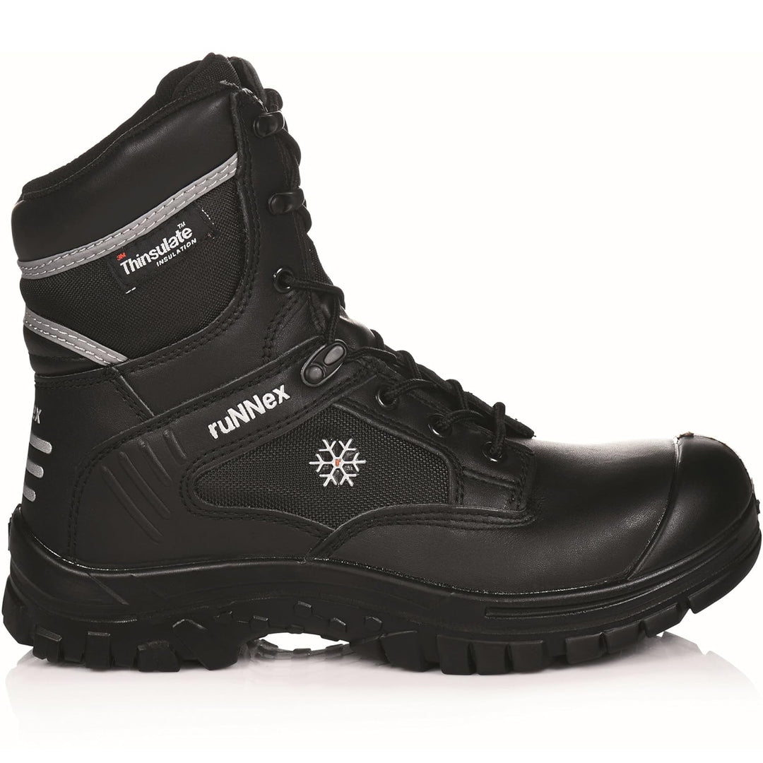 ruNNex Winter Sicherheitsstiefel S3 WinterStar mit Thinsulate-Futter Grösse 44, schwarz, 5330 44 EU,