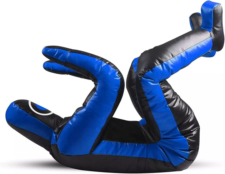 Self-Defense Training Vinyl Dummy 180cm Blau MMA BJJ Wrestling Grappling