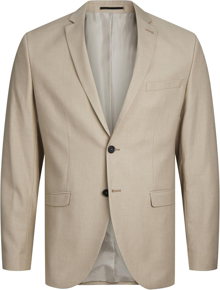 JACK & JONES Male Einreihiger Blazer JPRSOLARIS Super Slim Fit Blazer 42 Pure Cashmere, 42 Pure Cash