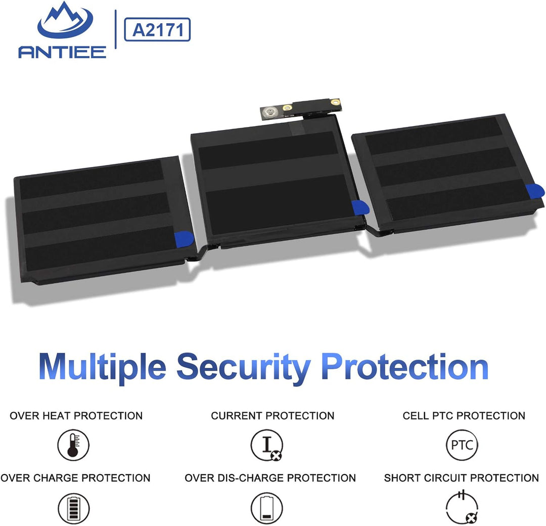 ANTIEE A2171 A2159 A2289 A2338 Batterie Compatible with MacBook Pro 13-inch 2019 2020 (M1) EMC 3301