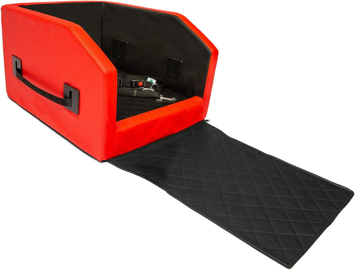 CopcoPet Vordersitz Hundeautositz Autohundebett Hundebett Transportbett Autoschondecke (55 x 55 x 38