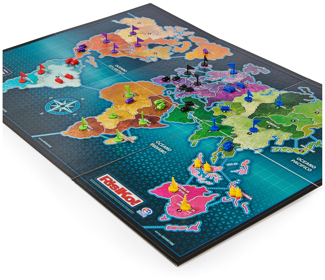 Editrice Spiele, Risiko, Boxspiele, Risico Classic Edition 2023, Gesellschaftsspiele und Strategie f
