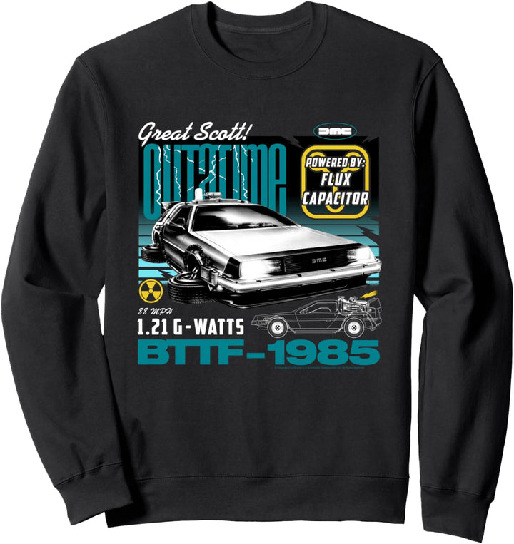 Back to the Future Flux Capacitor Sweatshirt