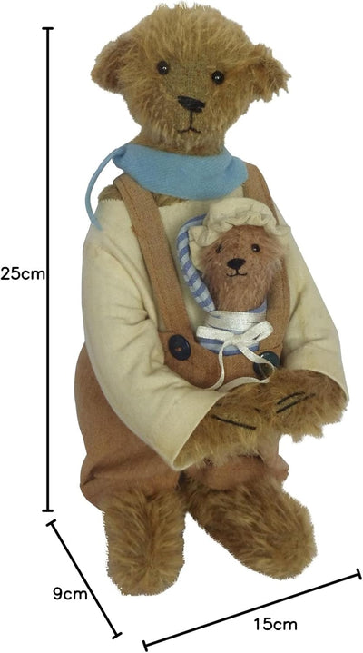 Clemens Sammler Teddy Bester Opa der Welt/Best Grandpa in The World 25 cm limitiert Mohair