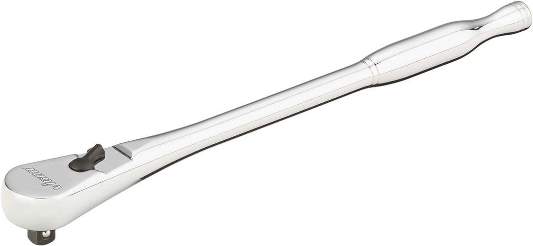 Vigor Vollstahl-Umschaltknarre (1/4 Zoll (6,3 mm) Vierkantantrieb, feinverzahnt mit 72 Zähnen, gesch