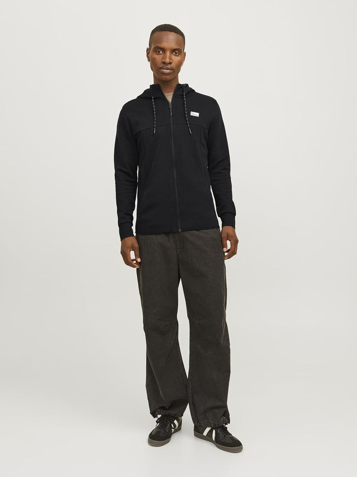 JACK & JONES Male Kapuzenpullover mit Reissverschluss Logo Kapuzenpullover mit Reissverschluss XS Bl