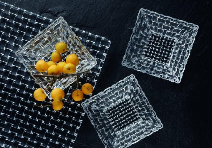 Nachtmann Dipschalen Set Ø 8,5 cm, 4 Stück, Bossa Nova, 97631, kleine Schalen aus Kristallglas, Snac