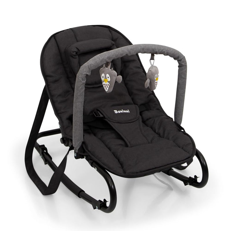 Baninni Babywippe, Liegestuhl ab der Geburt, feste Position oder Schaukel, verstellbare Rückenlehne,