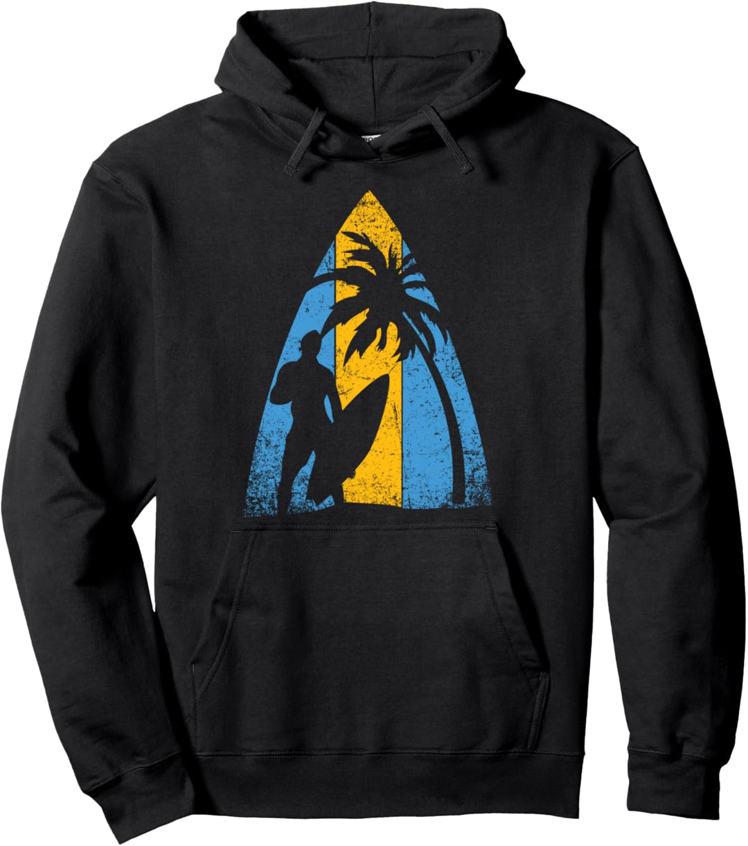 Surfen Wassersport Surfer Tropischer Sommerurlaub Surfing Pullover Hoodie