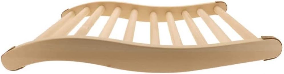 2X HOFMEISTER® Sauna Rückenlehne, 51 cm, Linden-Holz für hohe Temperaturen, ergonomisch geformt, rut