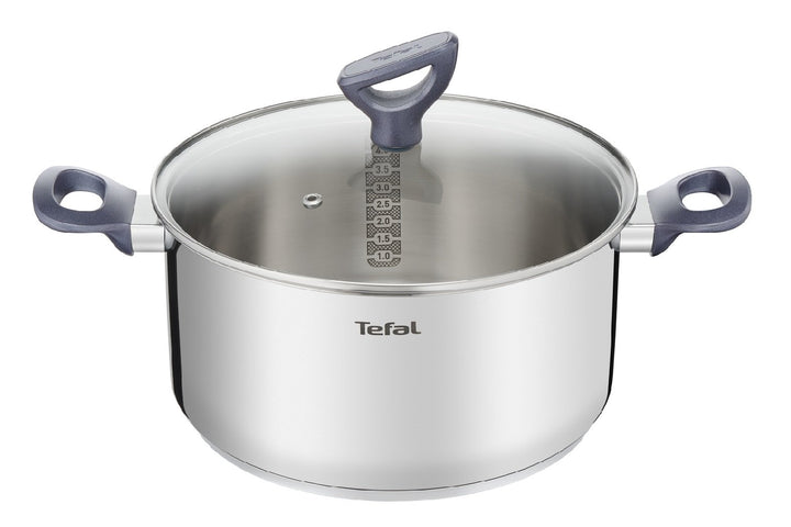 Tefal G71244 Daily Cook Kochtopf mit Deckel | 20cm | Messskala | Ausgiesshilfe | induktionsgeeignet