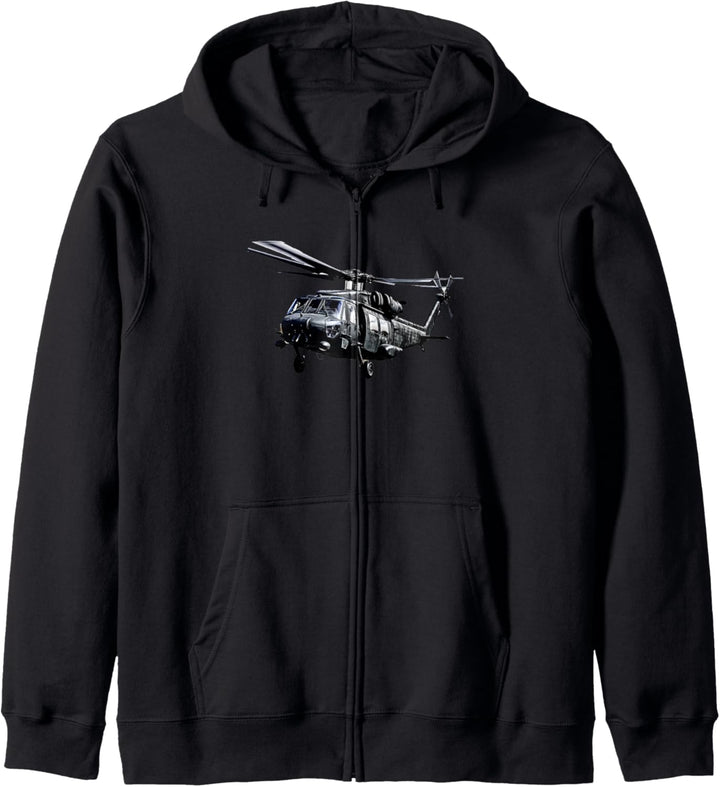 Blackhawk Hubschrauber | Militärgeschichte Buff Kapuzenjacke