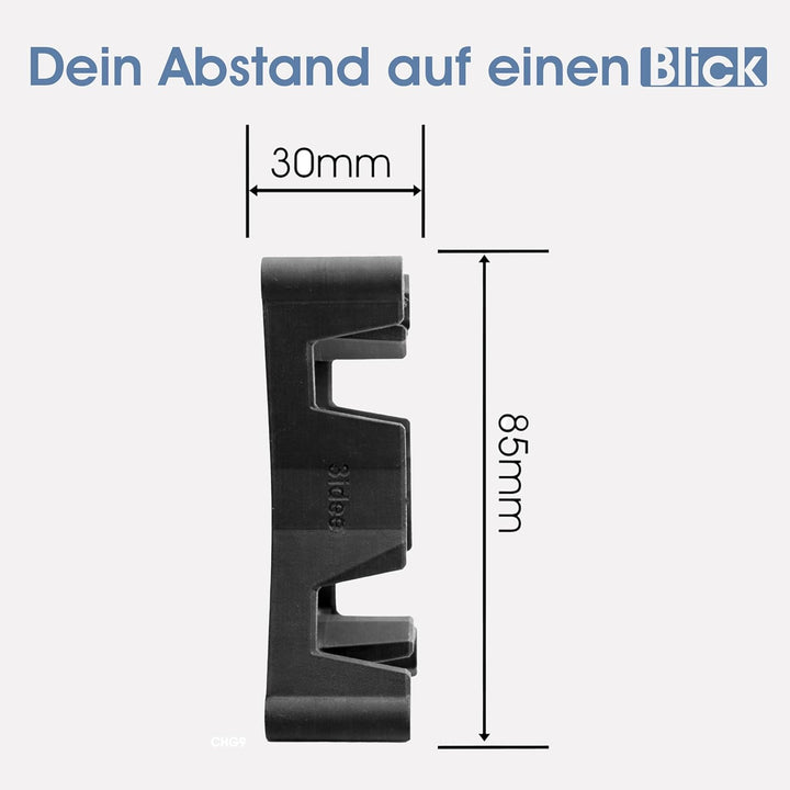 3IDEE Universeller VESA Distanzhalter, Abstandshalter, Spacer - 30mm Distanz - Monitor Halterung Ada