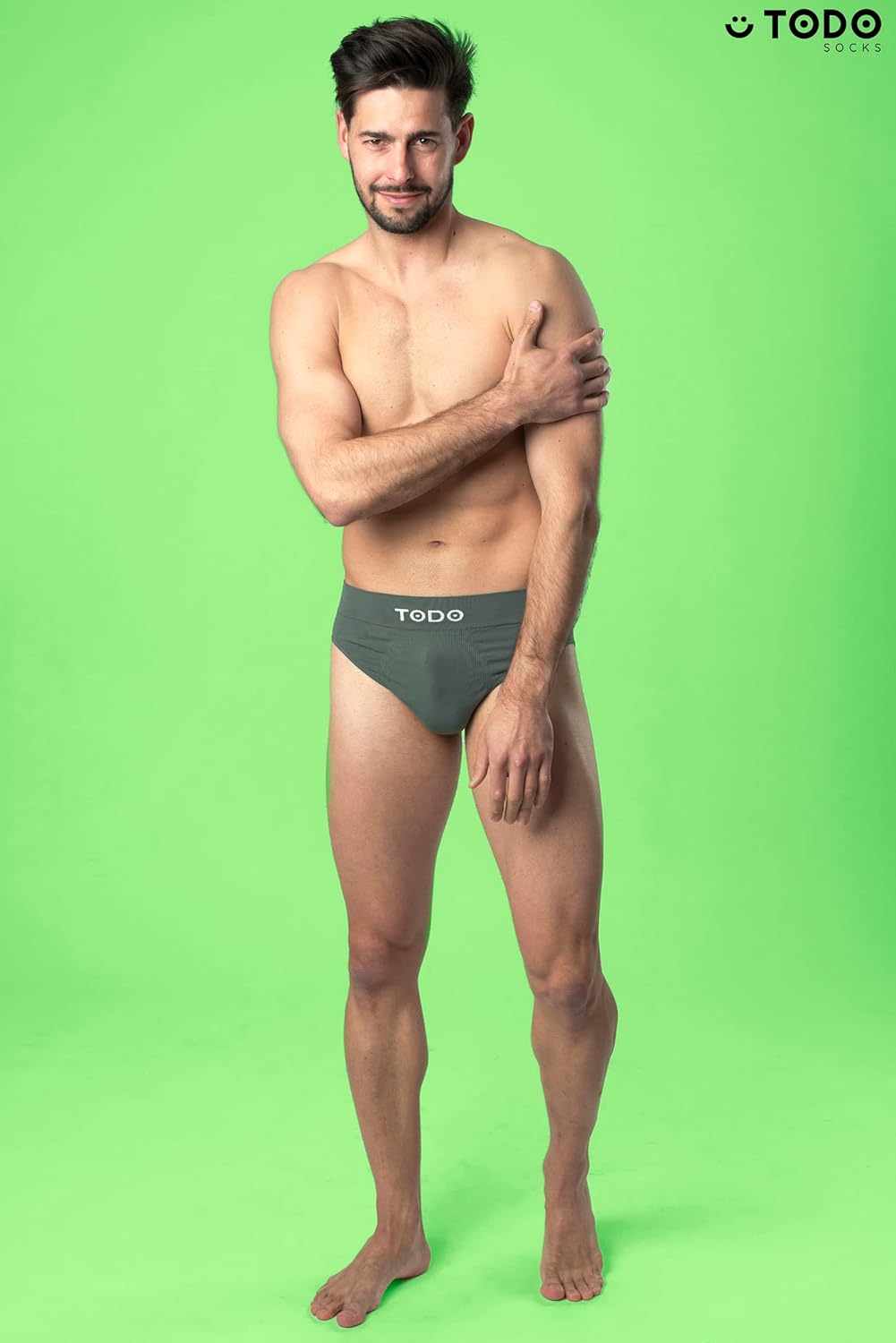 TODO Elastisch Sport Herren Slip (3er Pack) Atmungsaktiv Sportunterwäsche, Unterhosen Männer Slip oh