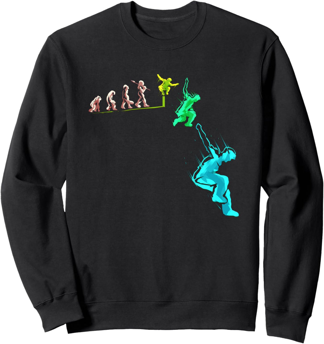Parkour Evolution Freerun Training Traceur Geschenk Sweatshirt