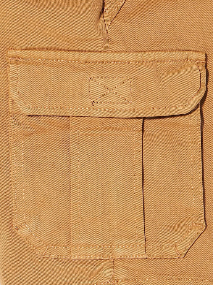 MUSTANG Herren Short Style Elastic Cargo Shorts 28 Tiger's Eye 3287, 28 Tiger's Eye 3287