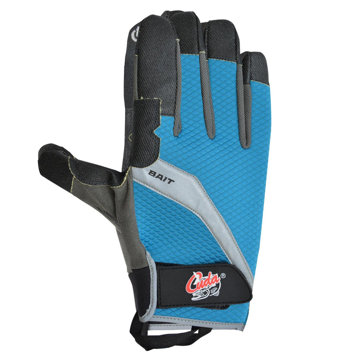 Cuda Fischerhandschuhe Bait M blau/schwarz, M blau/schwarz