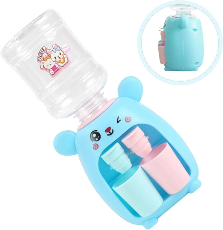 Toddmomy Mini Wasserspender Für Kinder Mit Doppeltem Auslauf Simulierter Trinkwasserbrunnen Spielzeu