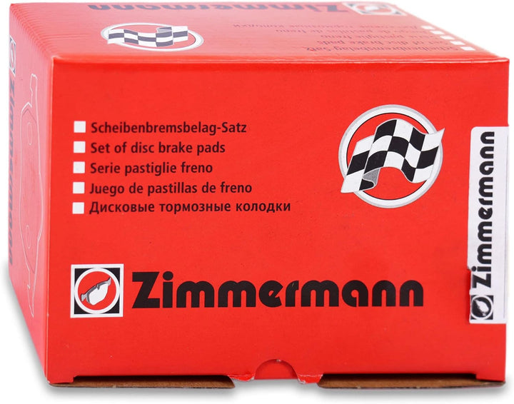 ZIMMERMANN 23131.195.1 Serie Bremsbelagsatz, Hinten mit Vorbereitung Sensoren, Gewichte von Ausgleic