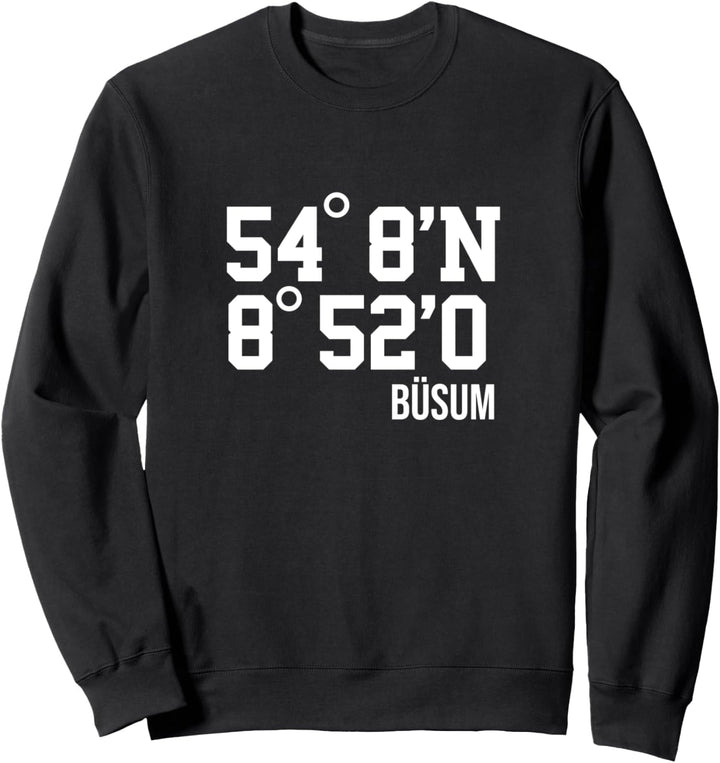 Büsum Koordinaten Nordsee Urlaub Seebad Büsum Sweatshirt
