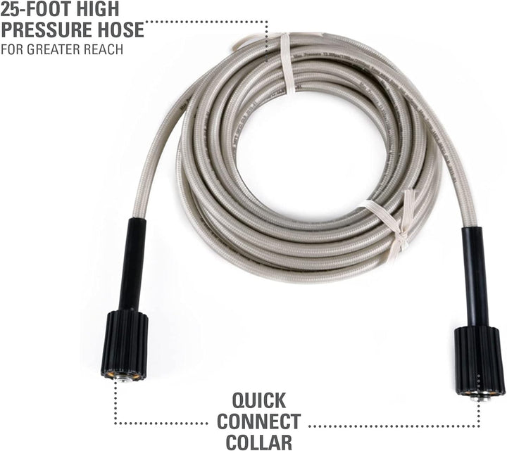 Greenworks Universal-Hochdruckreiniger-Hochdruckschlauch-Aufsatz 5200402, 6,5 m, Hochdruckschlauch