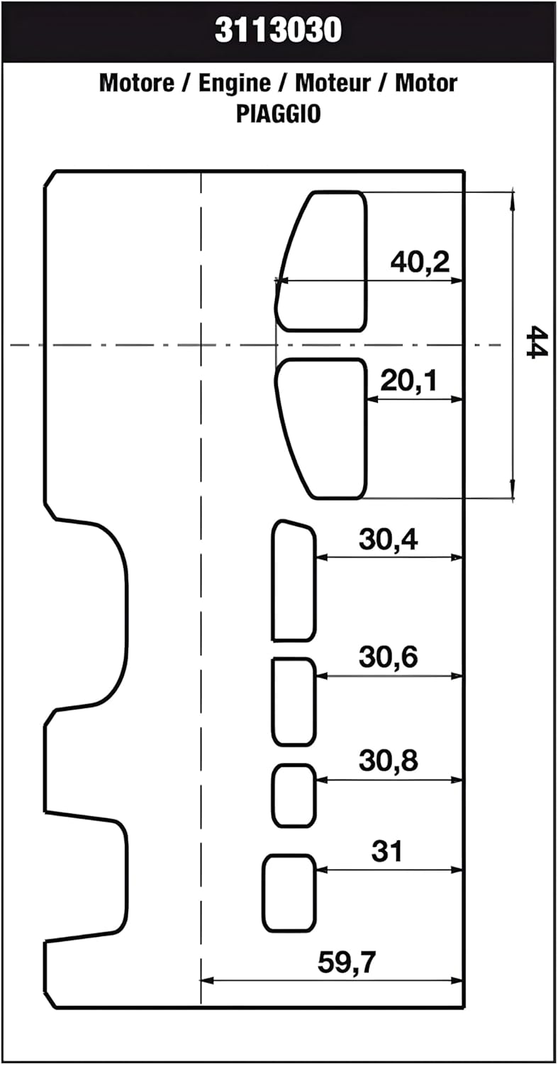 Zylinderkit Malossi MHR Team Big Bore 77cc für Piaggio LC, 39,3mm Hub/d=50mm / 12mm Kolbenbolzen