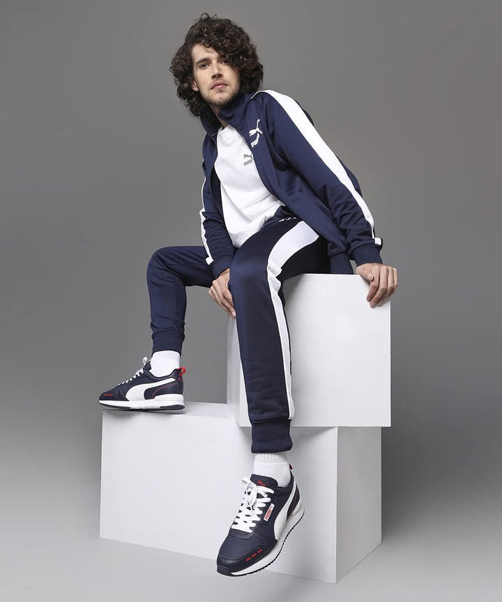 PUMA Unisex R78 Sl Sneaker, 40 EU Peacoat Puma White