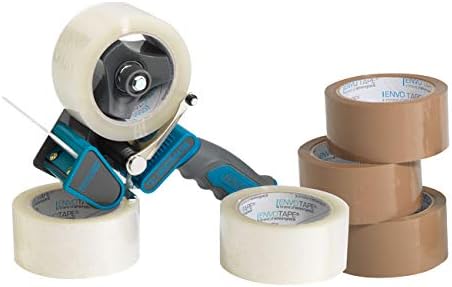 ENVO TAPE® 903030D Handabroller silent 50 mm - leises abrollen, Profi Abroller für Klebeband Paketba