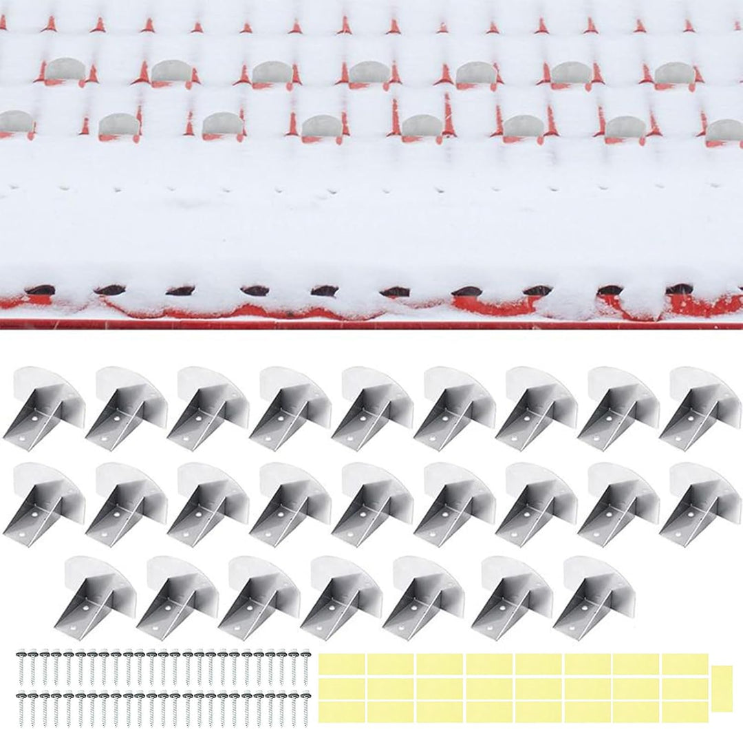 Metal Roof Schneefanghaken 25 Stück Wetterfeste Eisansatz Stopps | Robuste Schneestopper Für Winter