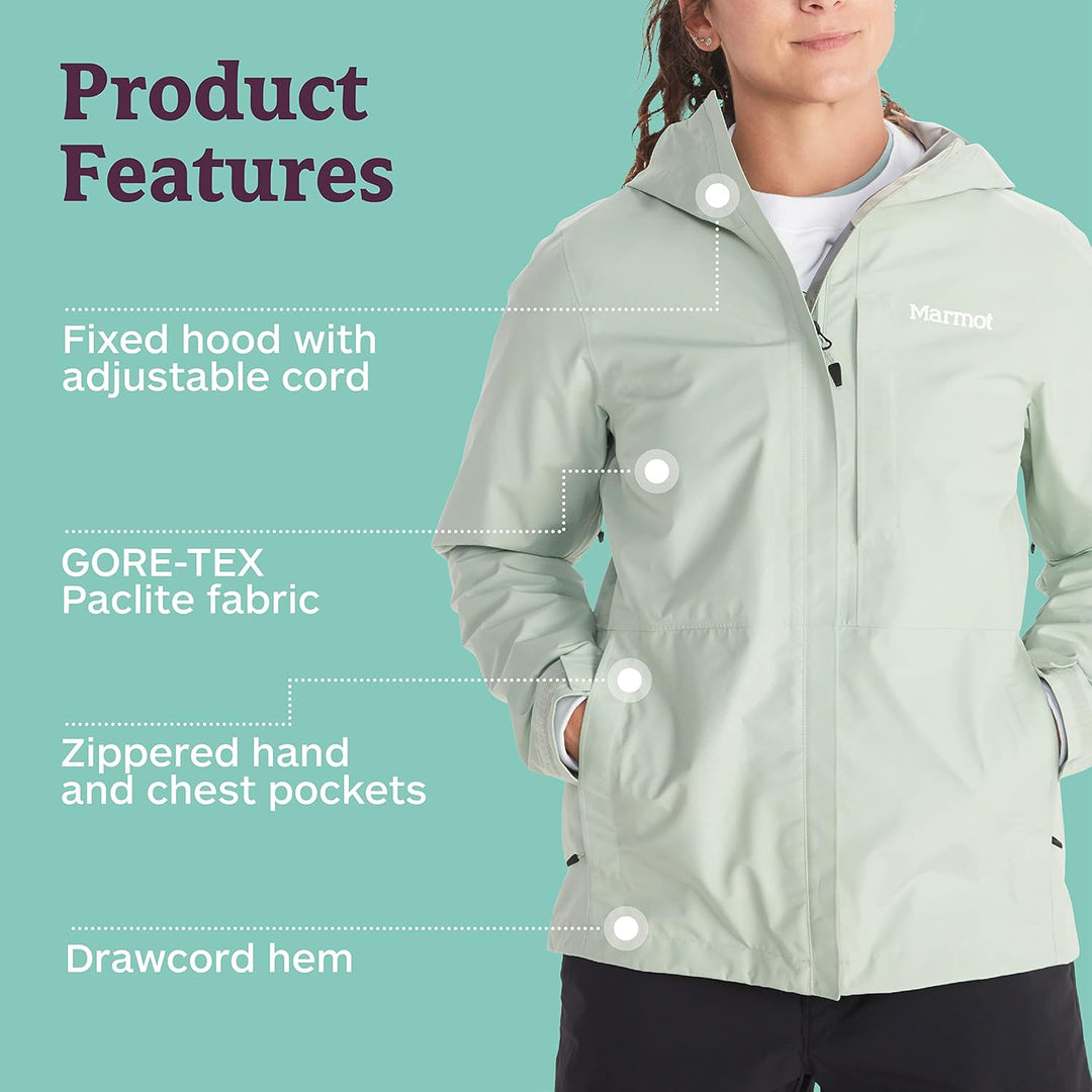 Marmot Damen Wm's Minimalist Gore-tex Jacket C20 Wasserdichte Regenjacke, atmungsaktiver Regenmantel