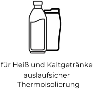 greenrelation 2lidsbottle+ Thermosflasche Thermo Coffee To Go Thermobecher Trinkflasche Edelstahl Tr
