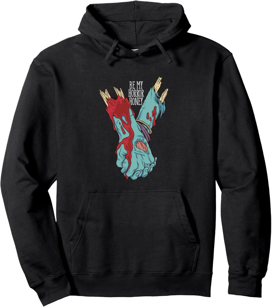Sei mein Horror Schatz, Zombie-Liebespaar Pullover Hoodie