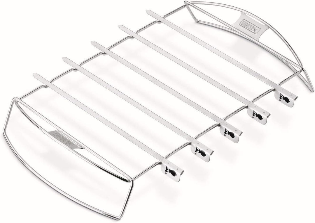 Weber 6606 Schaschlik Set, Kebab-Set, edelstahl Single, Single