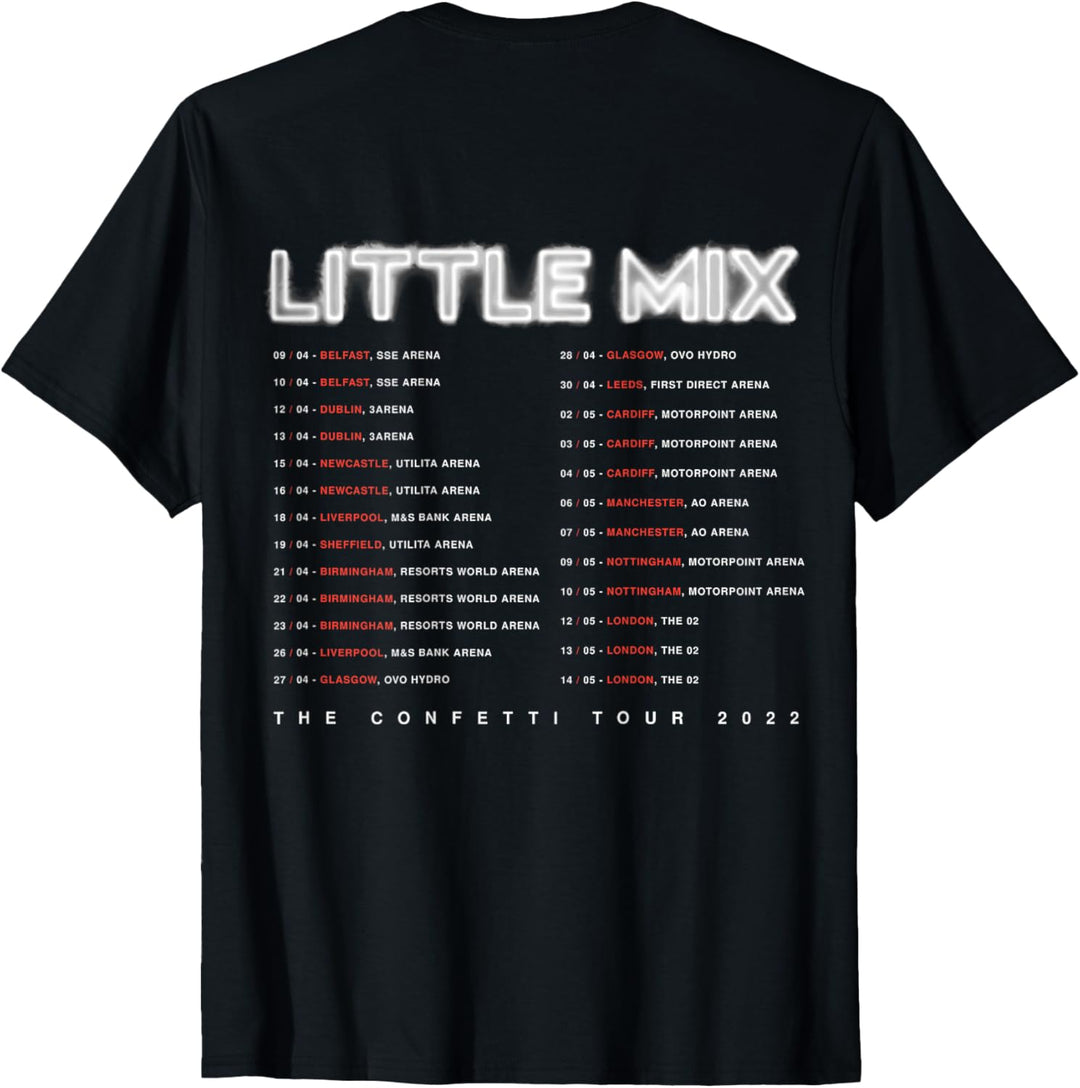 Little Mix - Confetti Tour Admat Dateback T-Shirt