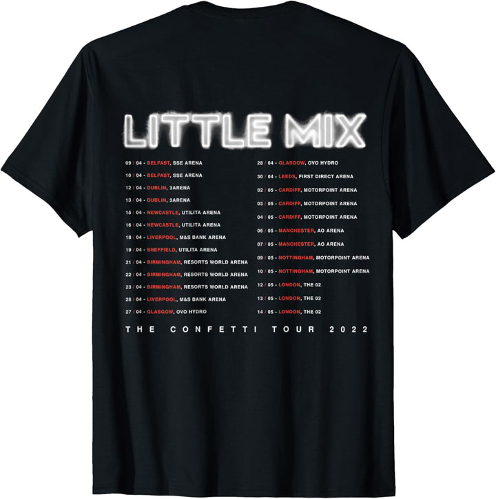 Little Mix - Confetti Tour Admat Dateback T-Shirt