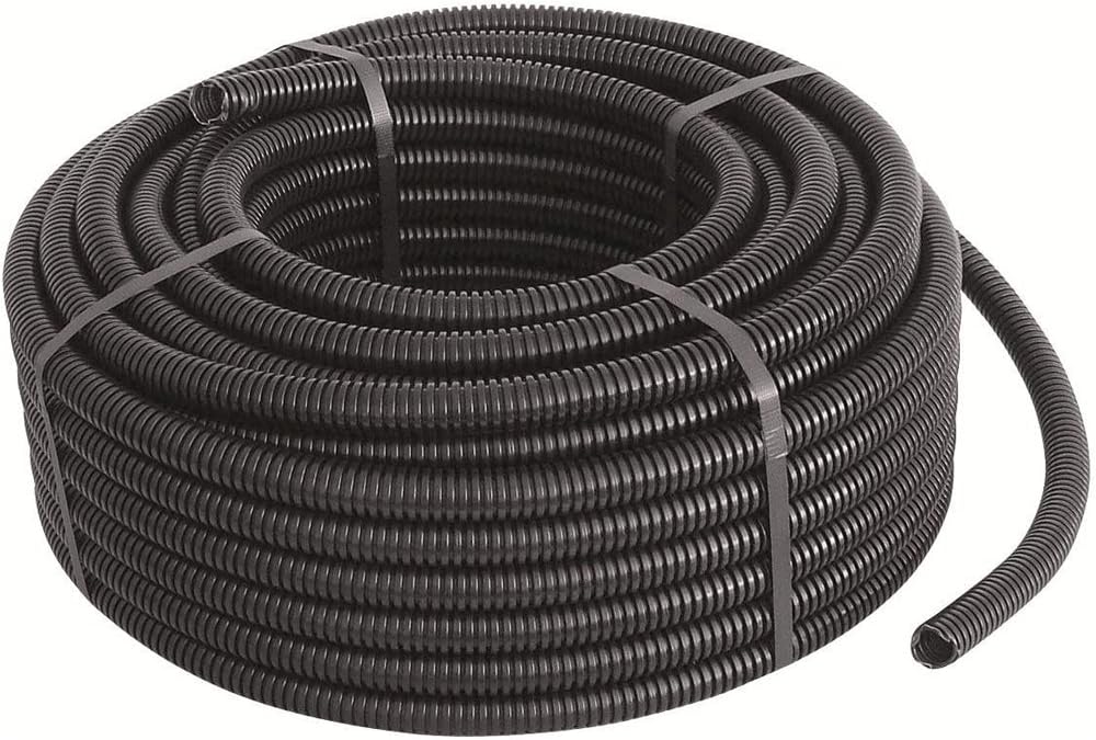 Wellschlauch, schwarz, 100 Meter, gerollt 20 MM, 20 MM