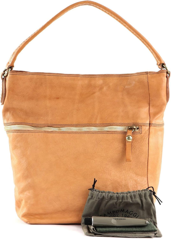 Campomaggi Schultertasche Leder 26 cm