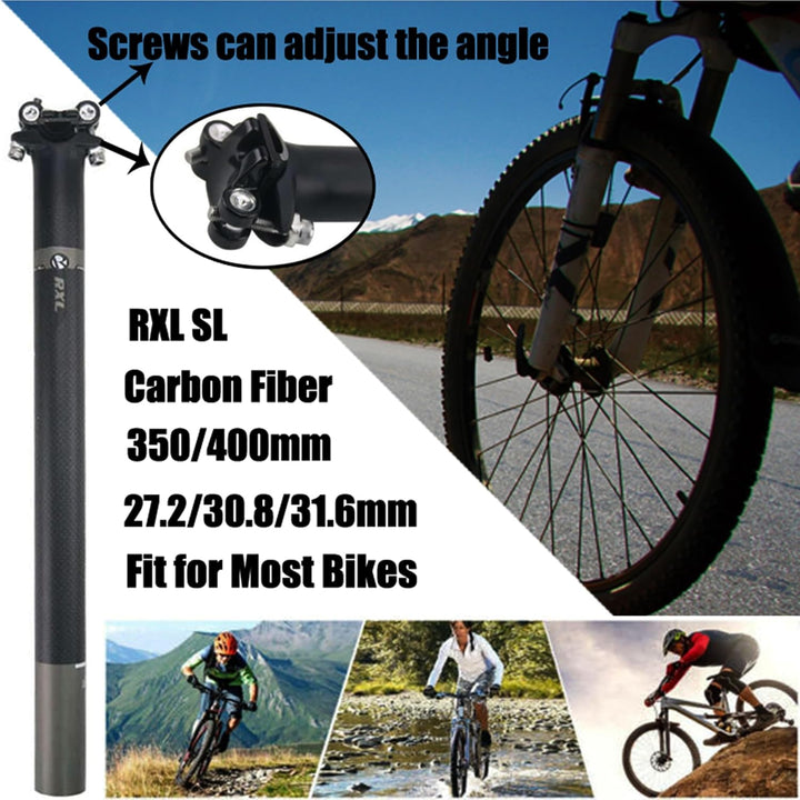 RXL SL PRO Vollcarbon Sattelrohr Fahrrad Sattelrohr MTB Radsport Sattelstütze Fahrradteile Carbon Sa